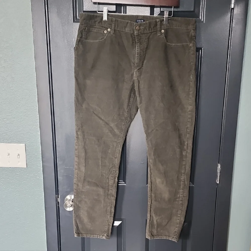 J.‎ Crew Olive Corduroy Pants for Men